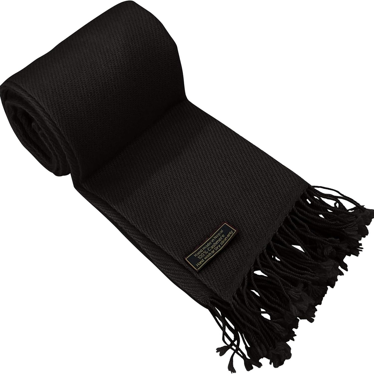 2 Ply Cashmere Shawl, Hand Woven in Nepal: image 5
