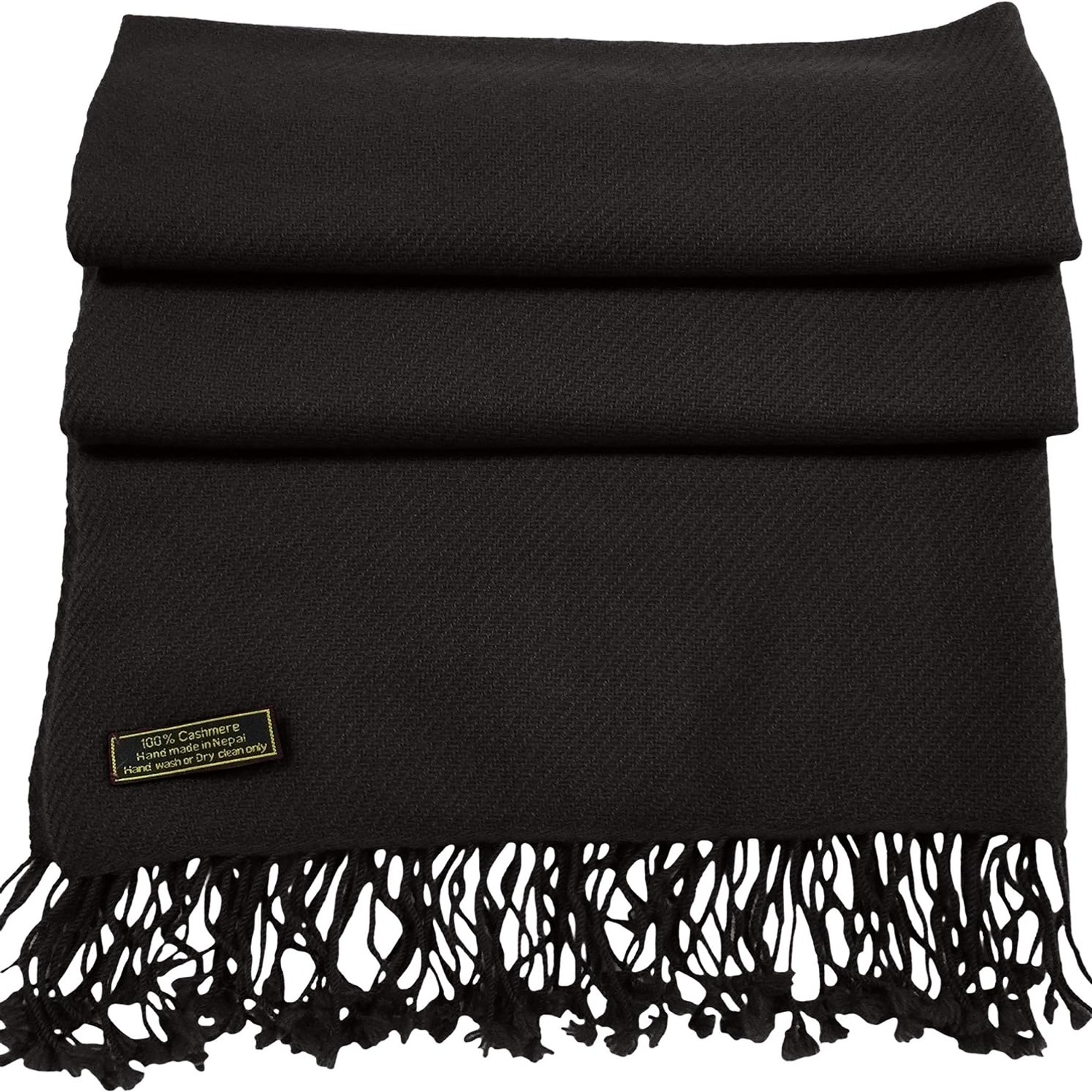 2 Ply Cashmere Shawl, Hand Woven in Nepal: image 6