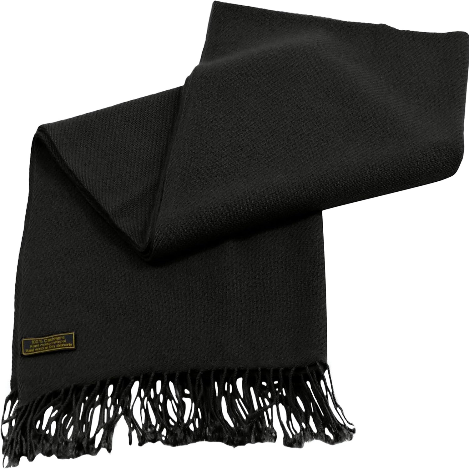2 Ply Cashmere Shawl, Hand Woven in Nepal: image 9