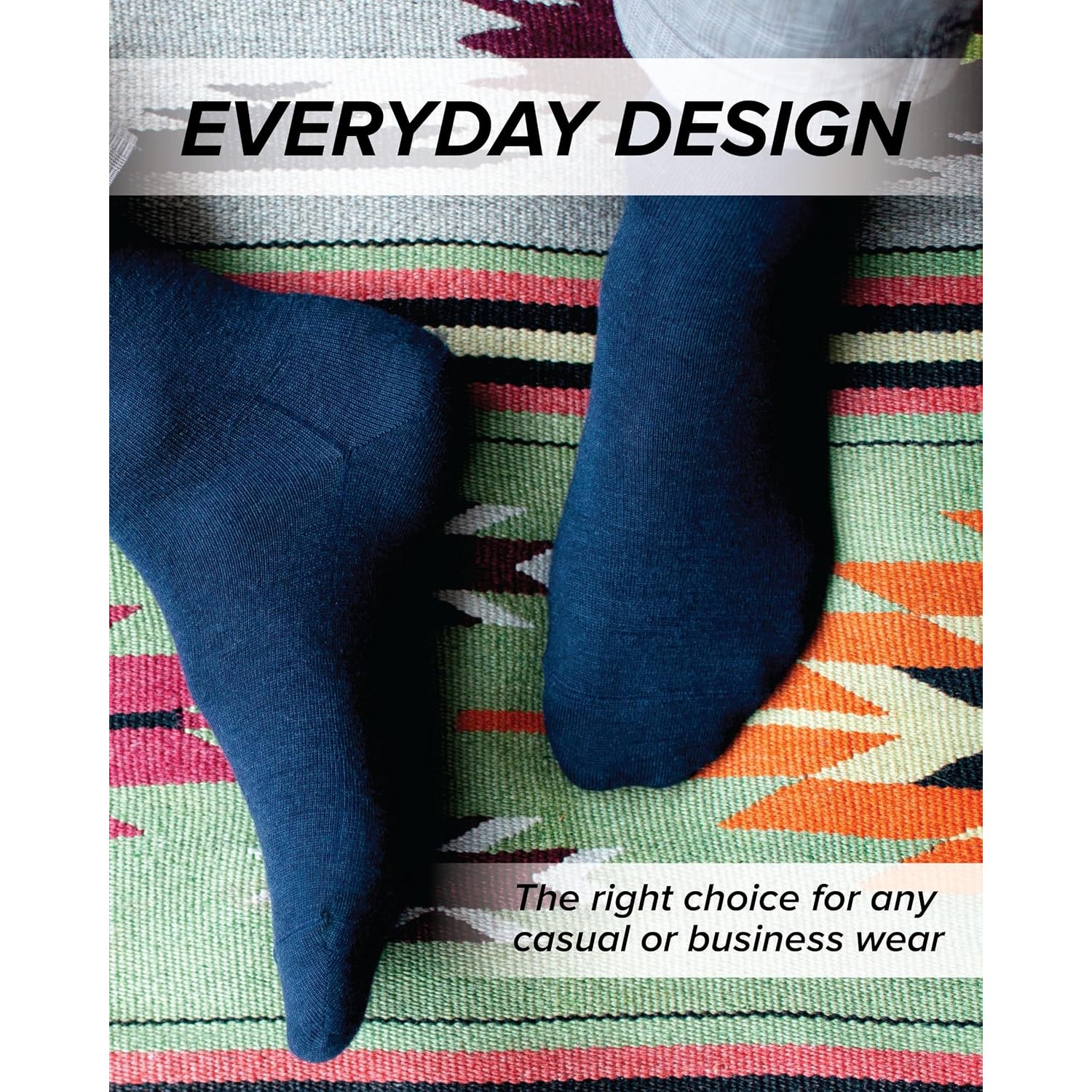 Merino Wool Socks for Men, 2 Pairs: image 5