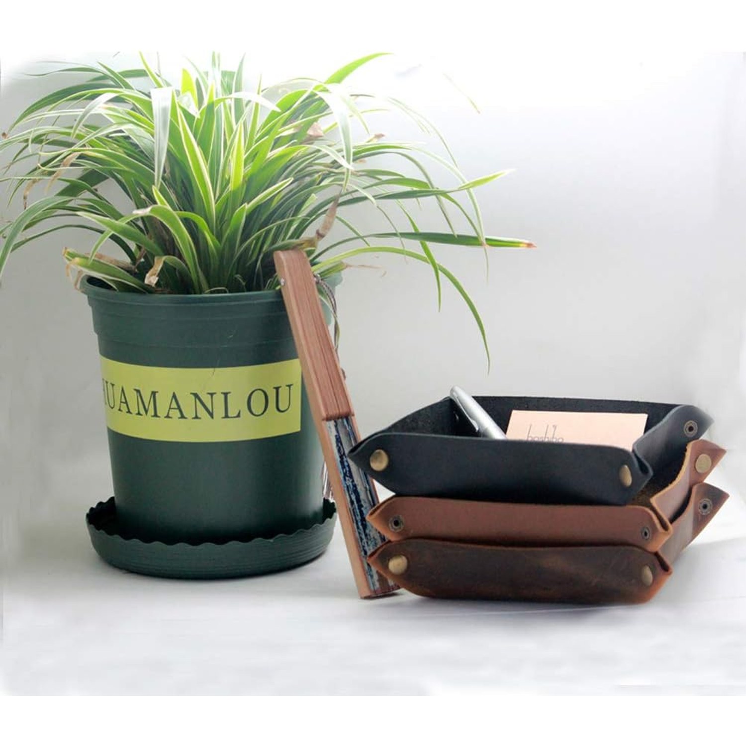 Leather Catchall Tray