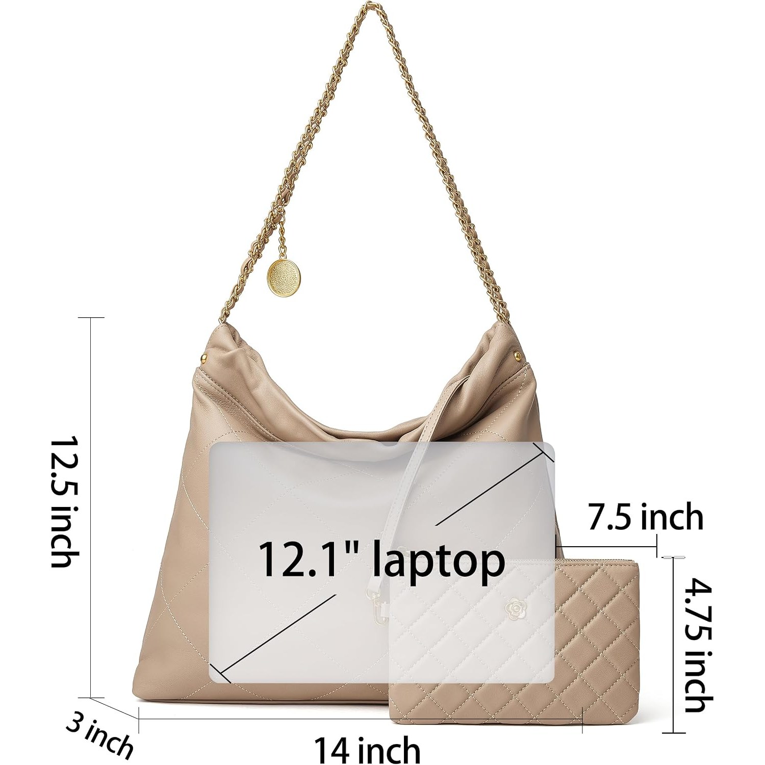 Quilted Leather Tote Bag