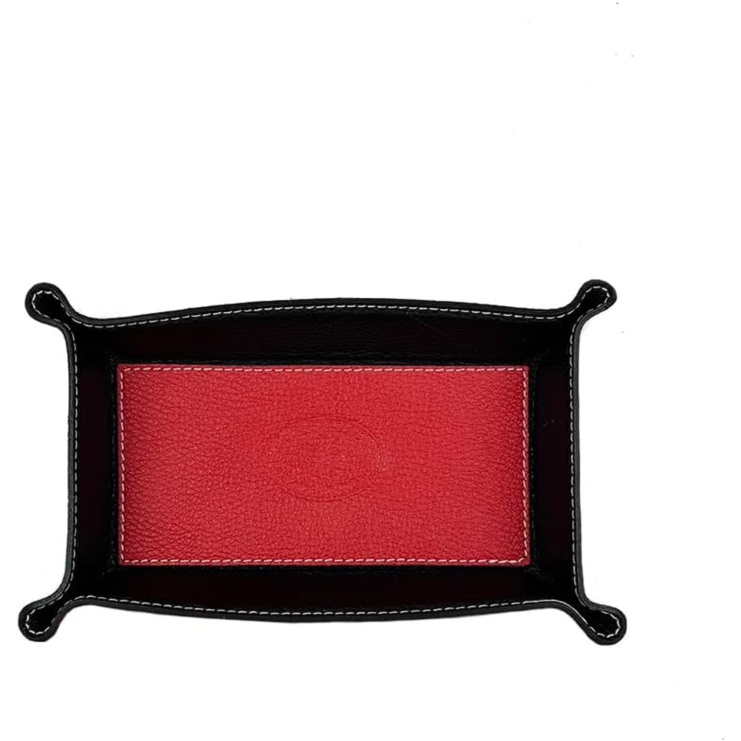Rectangular Leather Tray Organiser