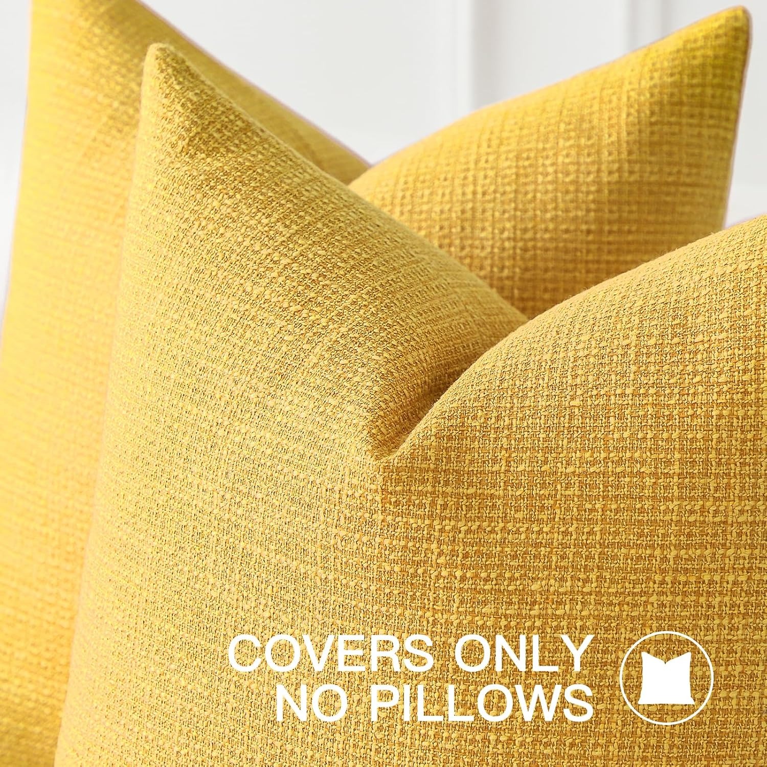 Linen Look Cushion Cover (Single, Polyester): image 7