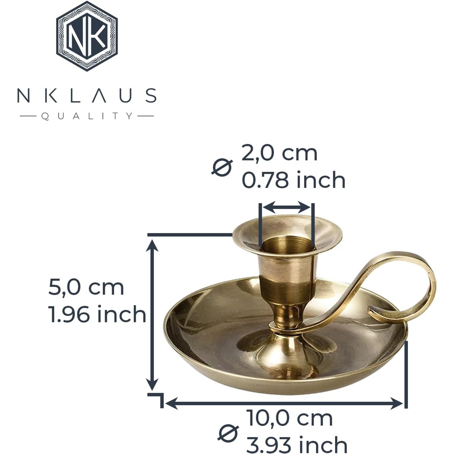 Brass Hand Chandelier Candle Holder: image 2