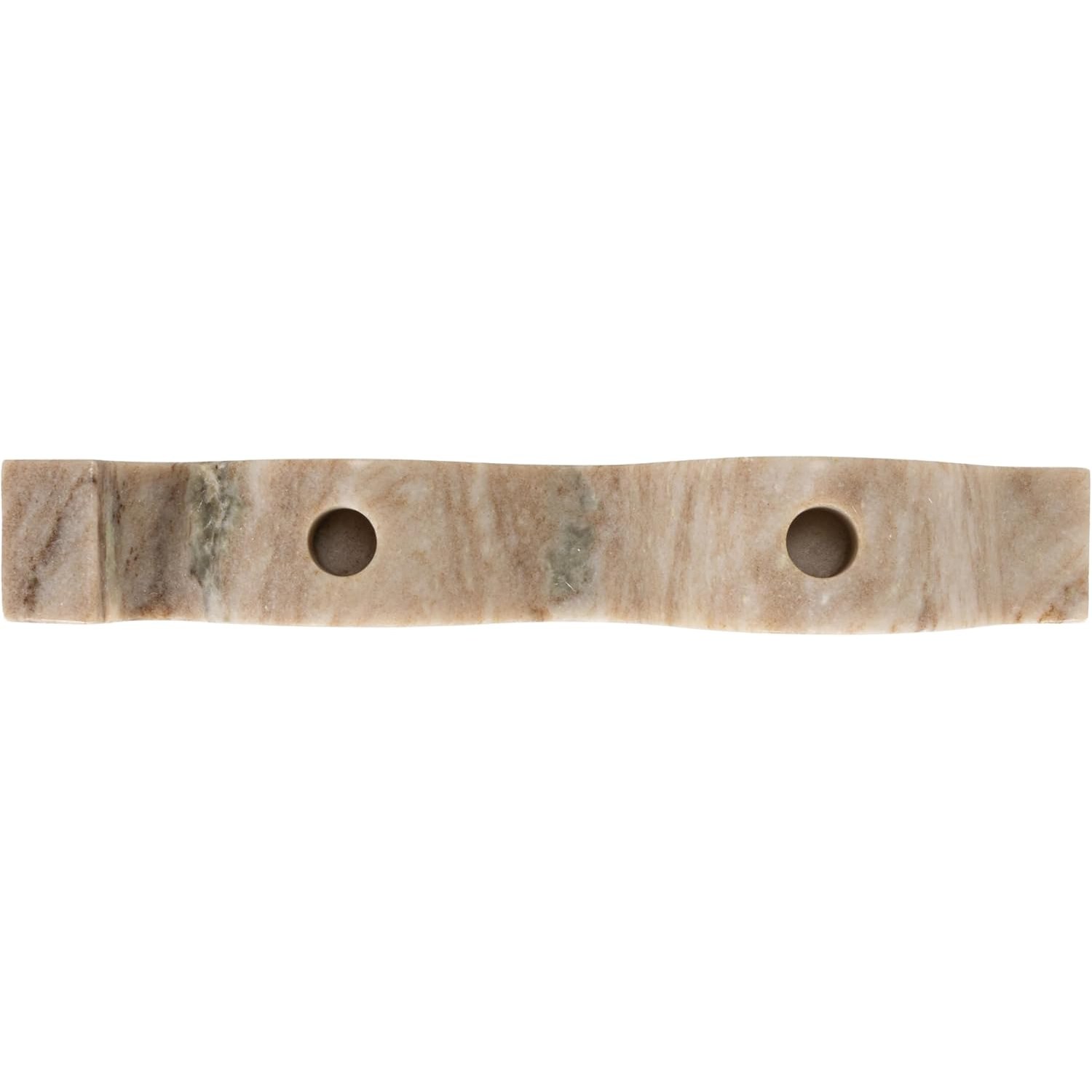 Marble and Brass Double Taper Candle Holder: image 6