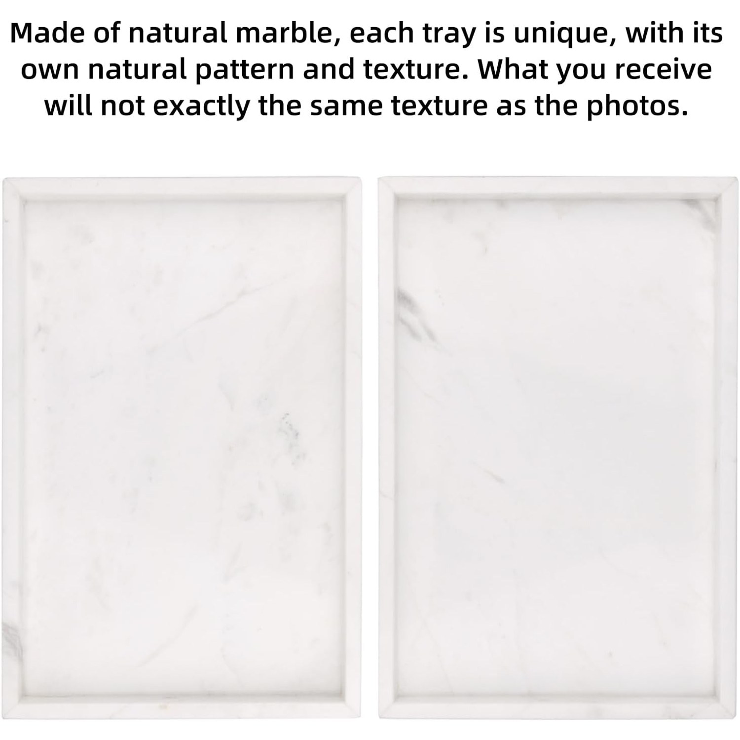 Marble Vanity Tray 30 x 20 cm