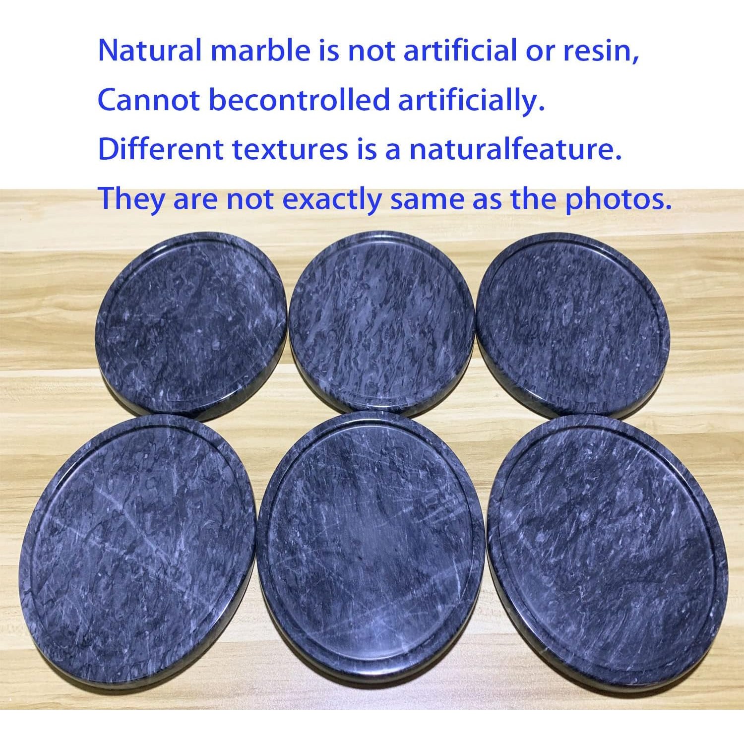 Round Natural Marble Tray