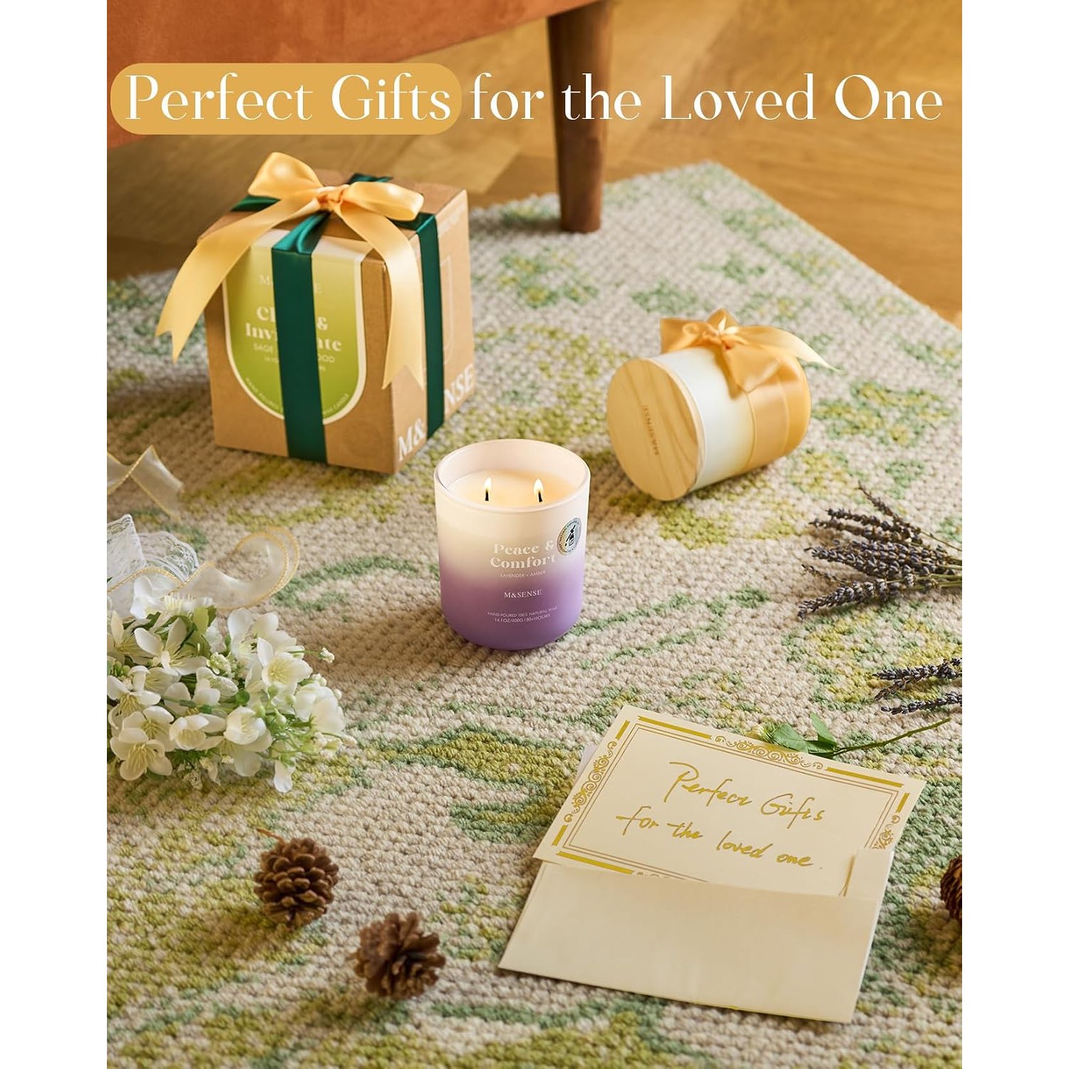 Eucalyptus & Lavender Soy Candle 400 g (Two Wick): image 7