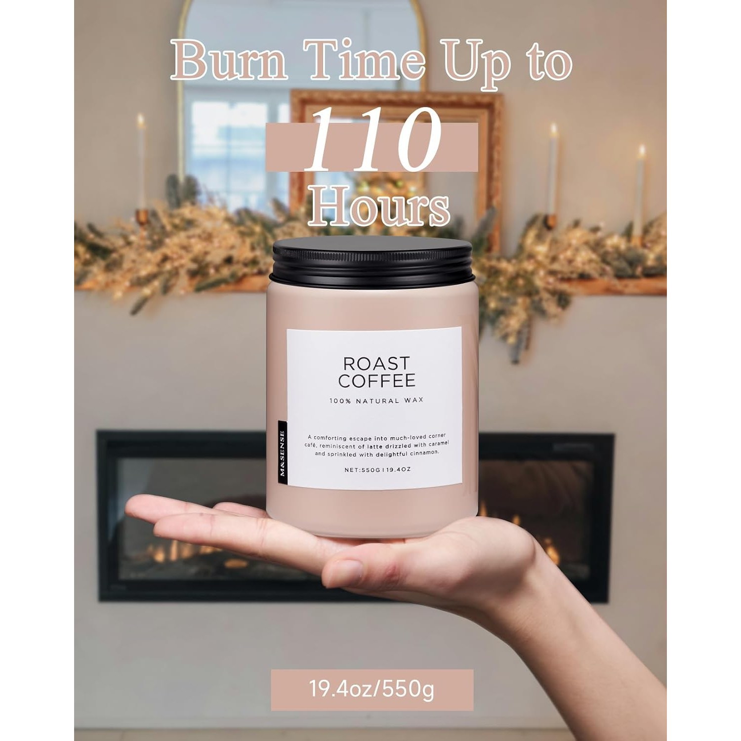 Roasted Coffee Soy Candle 550 g: image 4