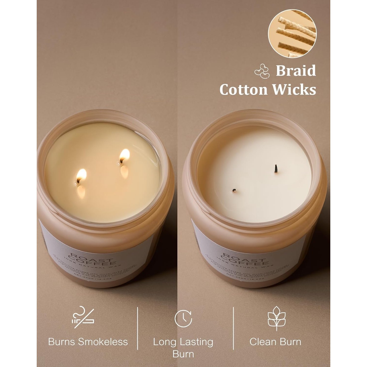Roasted Coffee Soy Candle 550 g: image 5