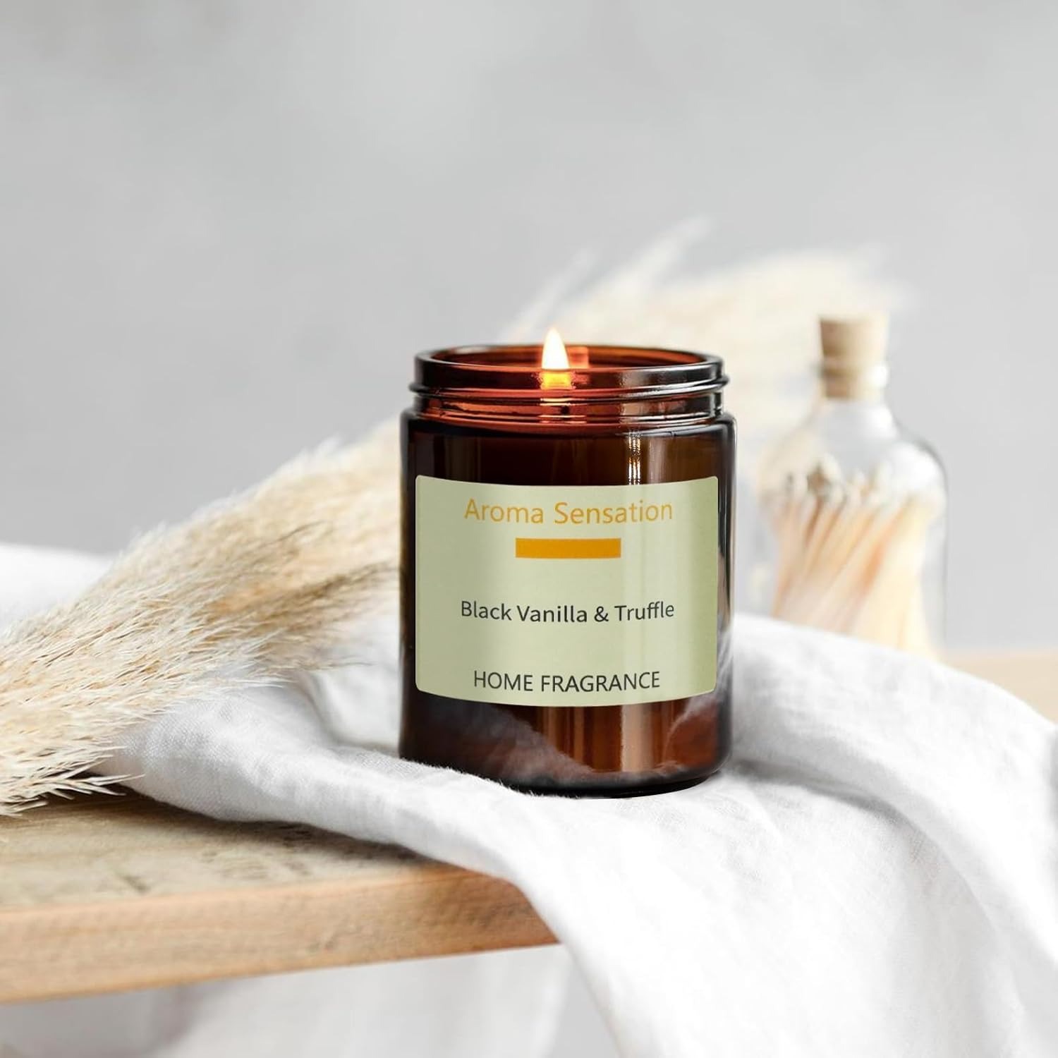 Vanilla Soy Candle in Glass: image 2