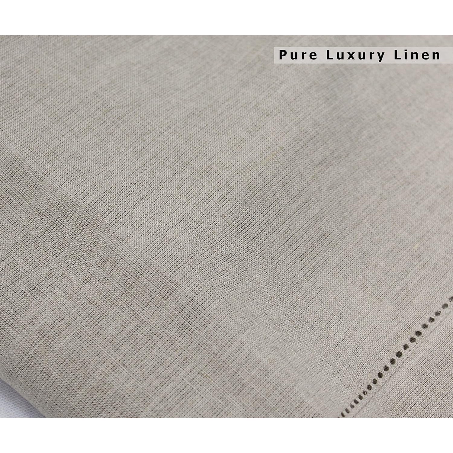Natural Linen Napkins Set of 12