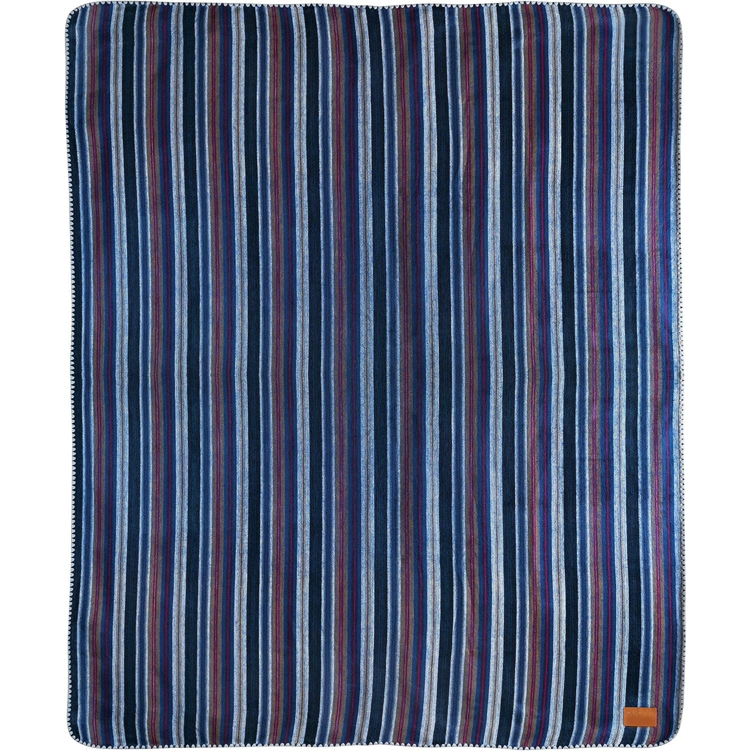 Variegated Alpaca Blend Throw Blanket
