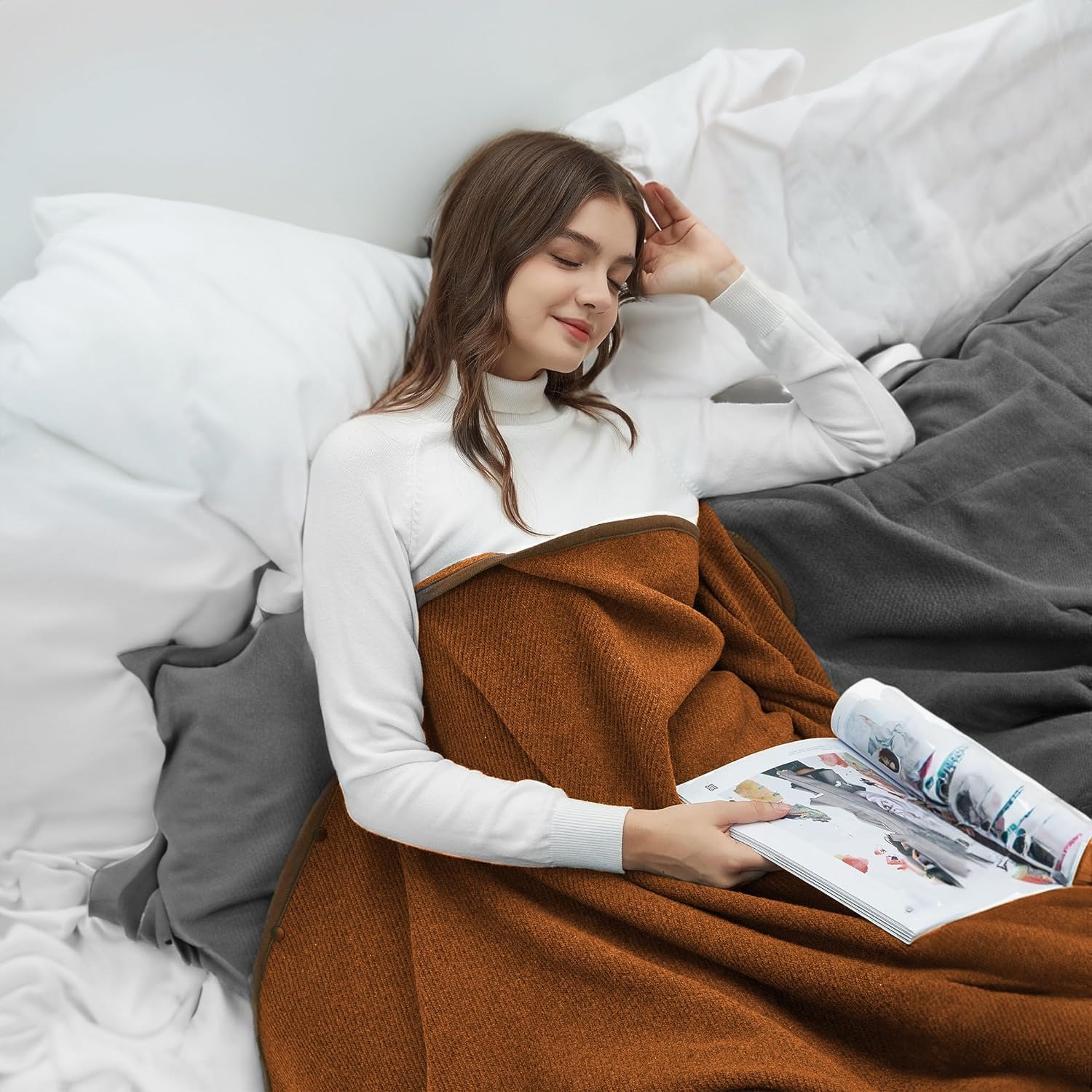 Merino Blend Blanket 160 x 200 cm: image 5